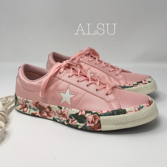 Converse One Star OX Satin Storm Pink k/W AUTHENT - Picture 2 of 8